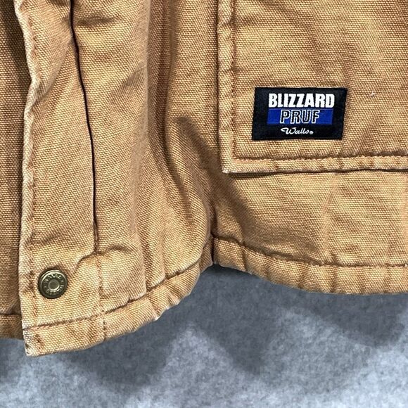 Walls Blizzard Jacket Men’s 2 XL Barn Coat Work Cotton Canvas Rugged Insulated - Picture 4 of 15